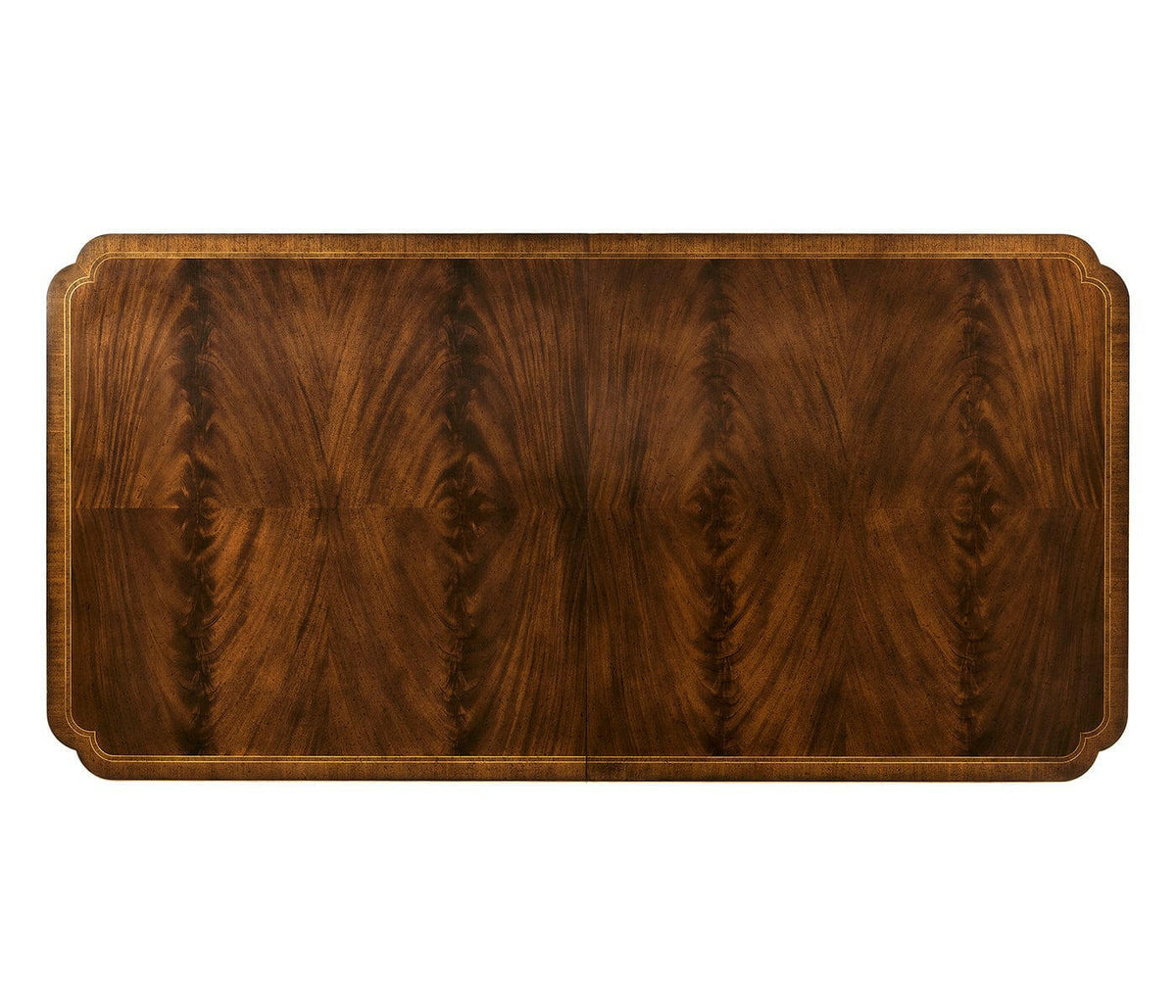 Jonathan Charles Extending Dining Table Neoclassical in Mahogany.