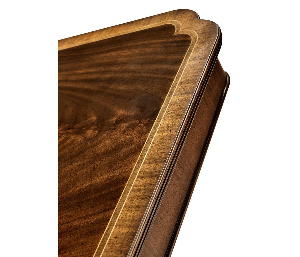 Jonathan Charles Extending Dining Table Neoclassical in Mahogany.