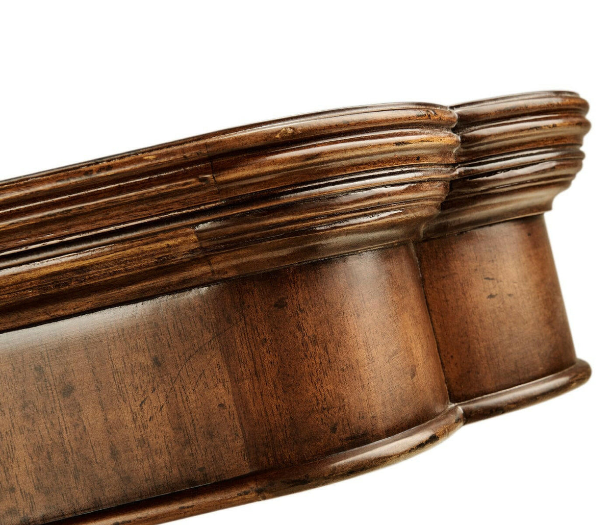 Jonathan Charles Extending Dining Table Neoclassical in Mahogany.