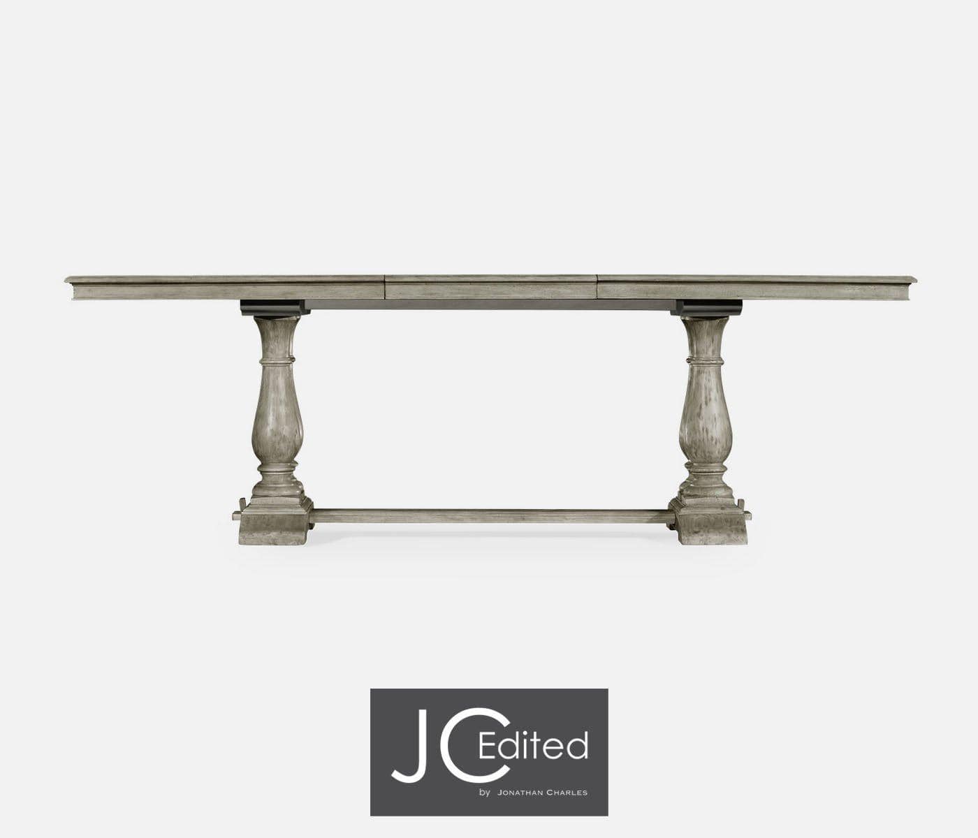 Jonathan Charles Dining Jonathan Charles Extending Refectory Dining Table Rustic - Rustic Grey House of Isabella UK