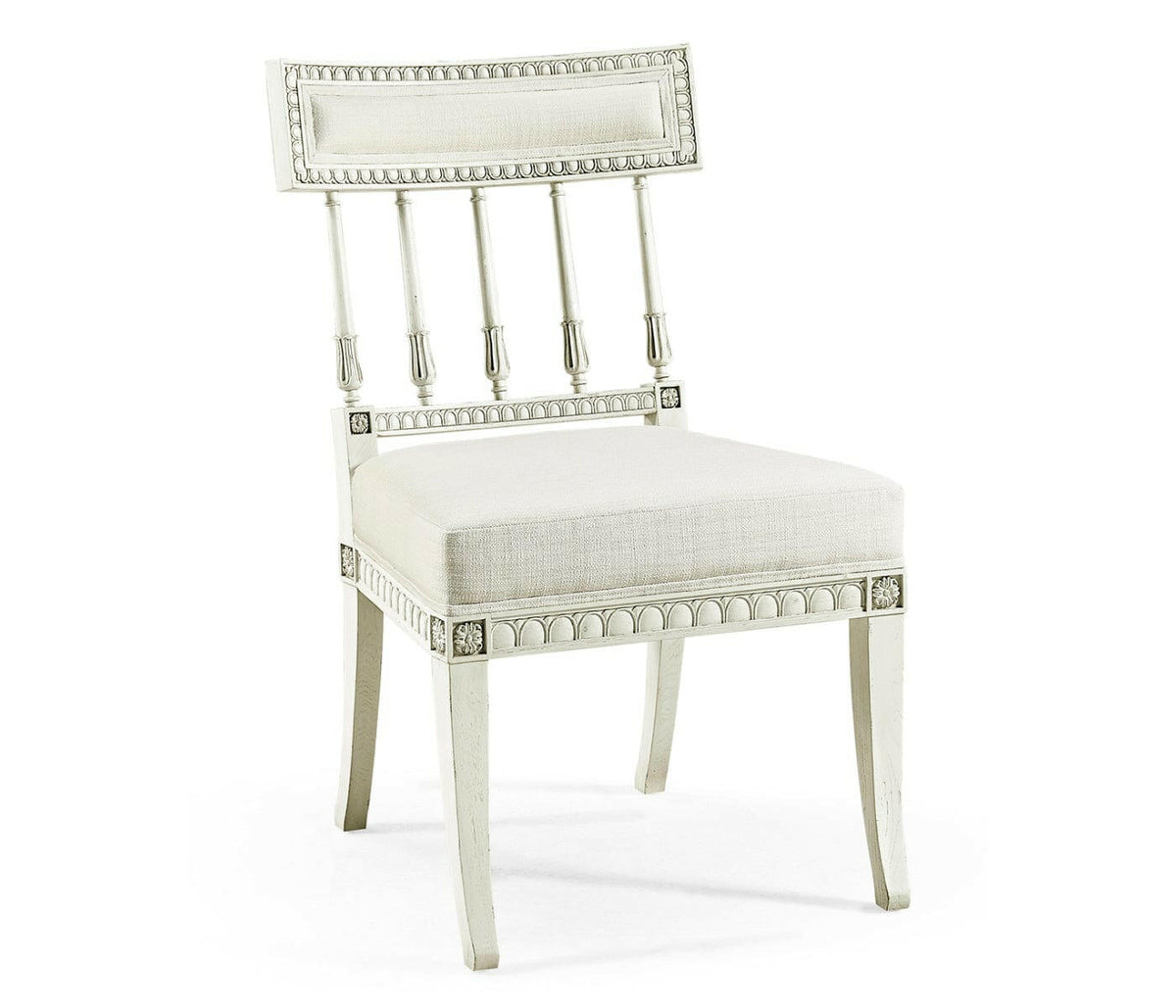 Jonathan Charles Floral Motif Dining Chair.
