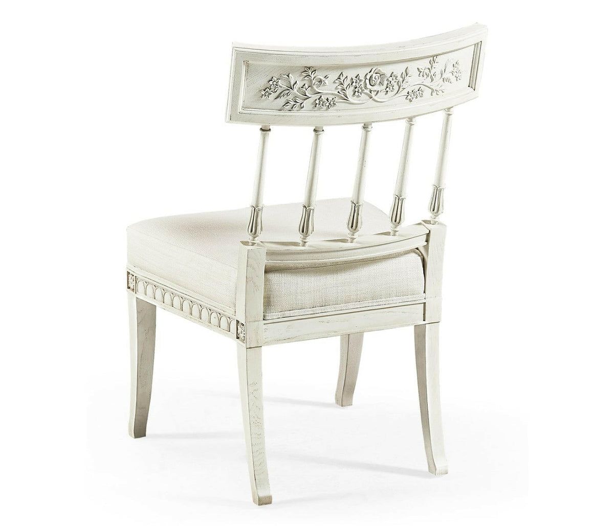 Jonathan Charles Floral Motif Dining Chair.
