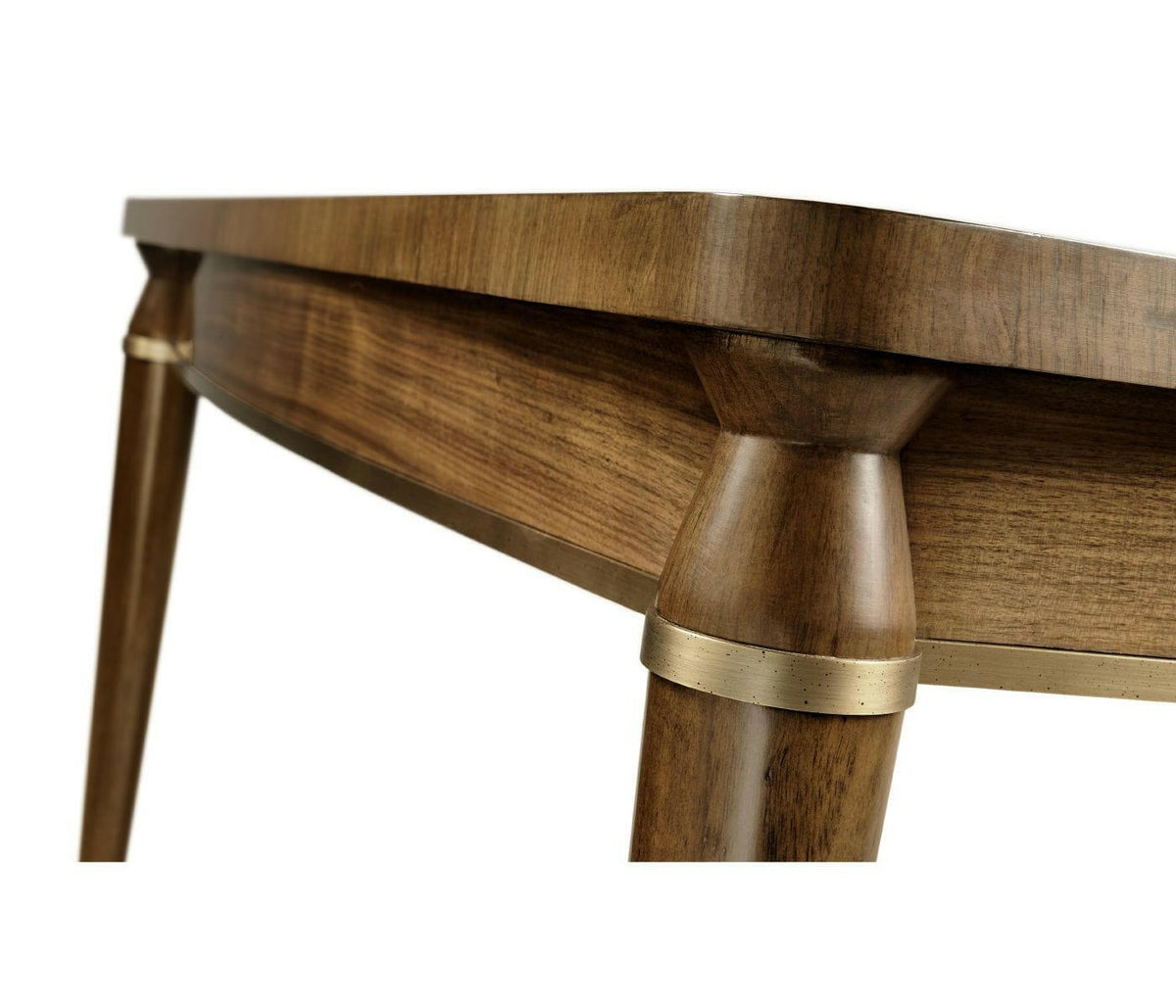 Jonathan Charles Garonne Walnut Extending Dining Table.