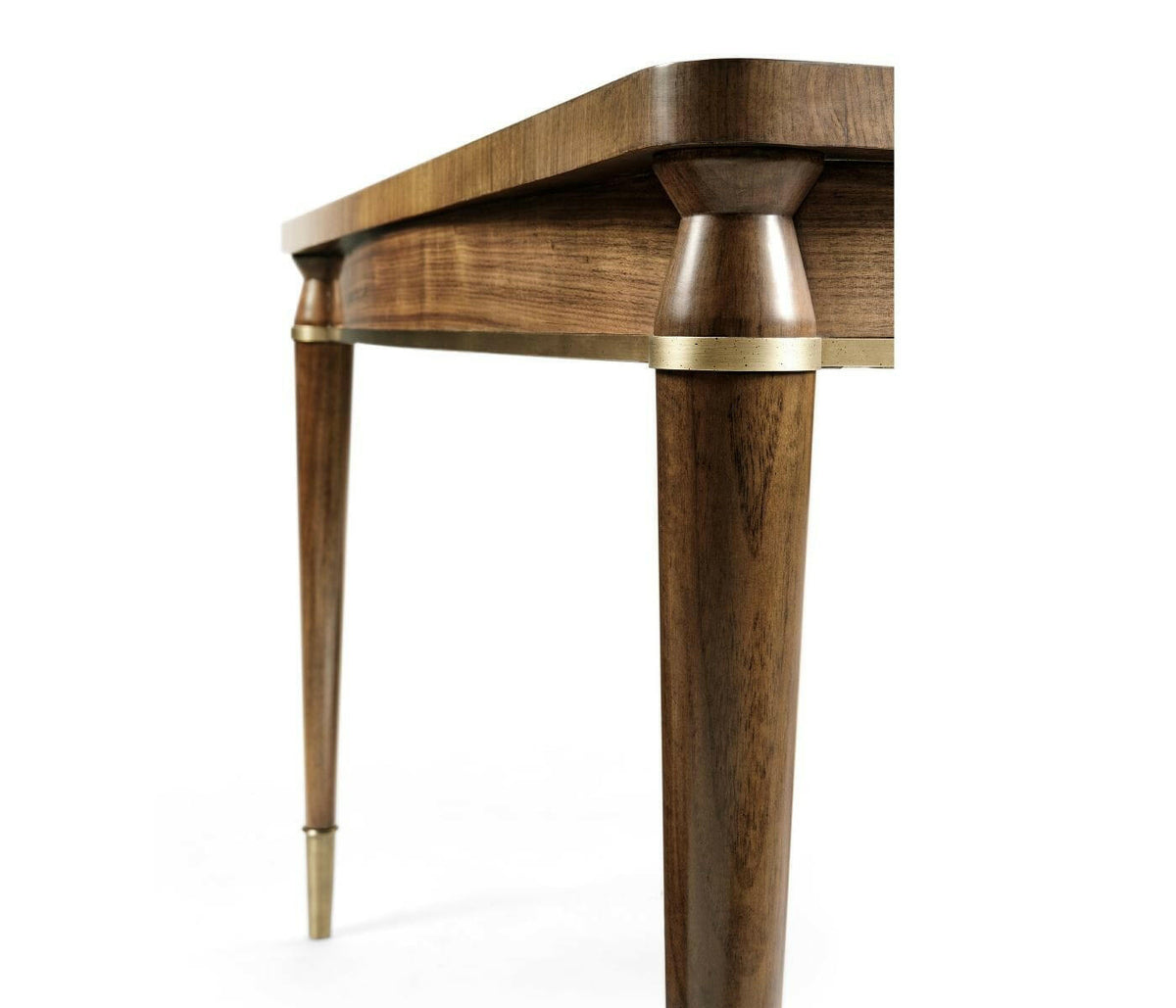 Jonathan Charles Garonne Walnut Extending Dining Table.