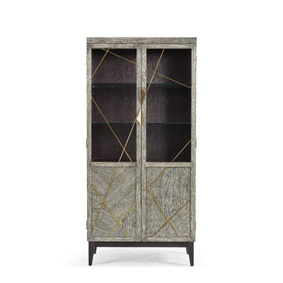 Jonathan Charles Dining Jonathan Charles Geometric Display Cabinet House of Isabella UK