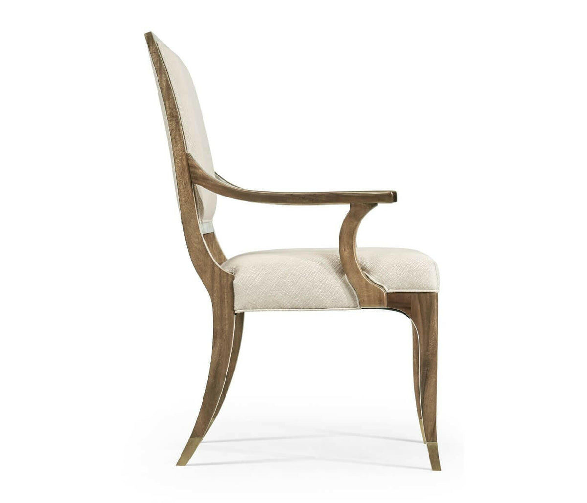 Jonathan Charles Golden Amber Dining Armchair - Skipper.