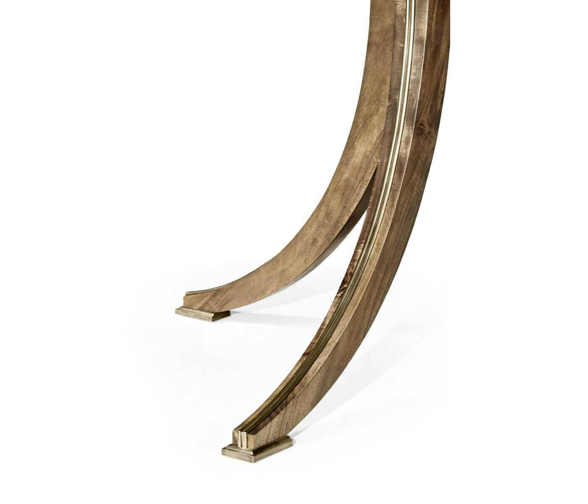 Jonathan Charles Golden Amber Round Dining Table.