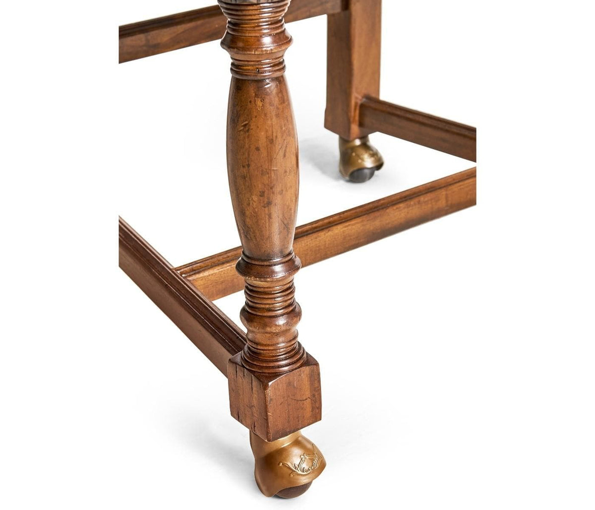 Jonathan Charles High Back Chair Playing Card Diamond - Leather.