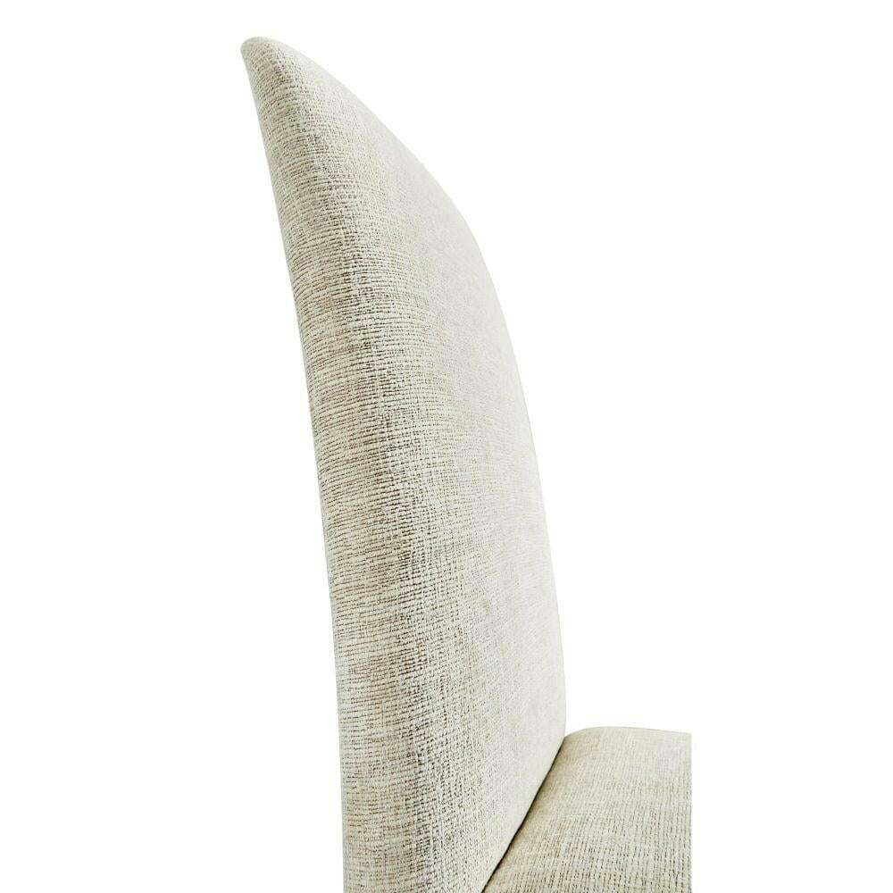 Jonathan Charles High Back Dining Chair in Shambala Fabric.