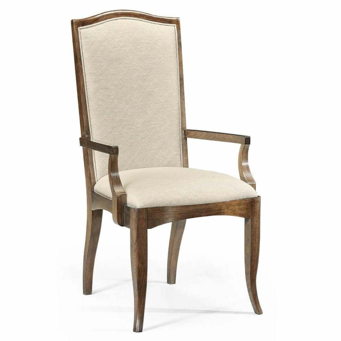 Jonathan Charles Medip Walnut Dining Armchair - Skipper.