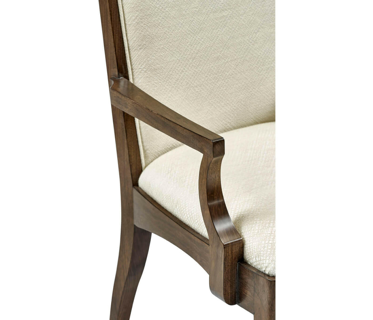 Jonathan Charles Medip Walnut Dining Armchair - Skipper.