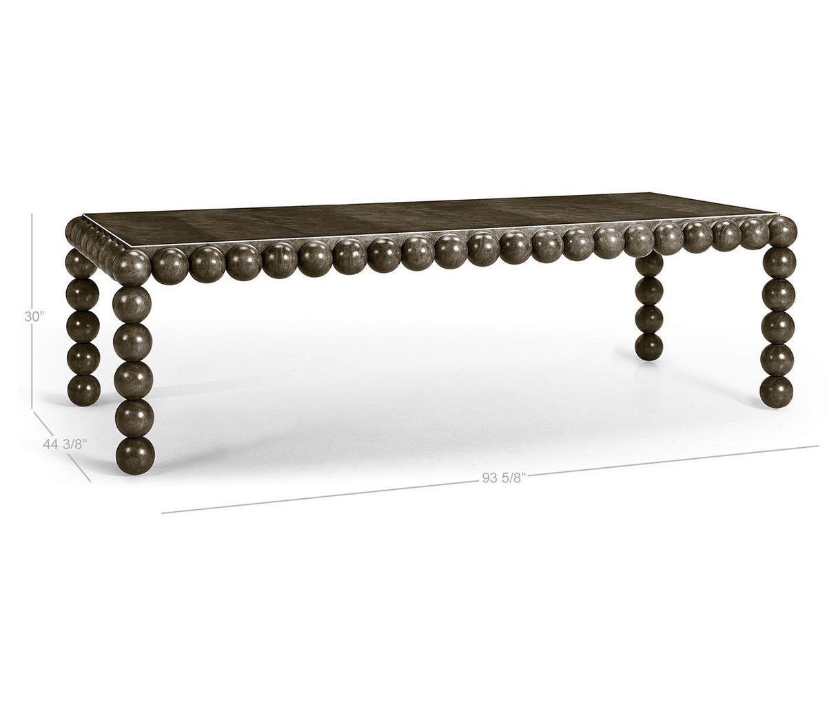 Jonathan Charles Orb Rectangular Dining Table.