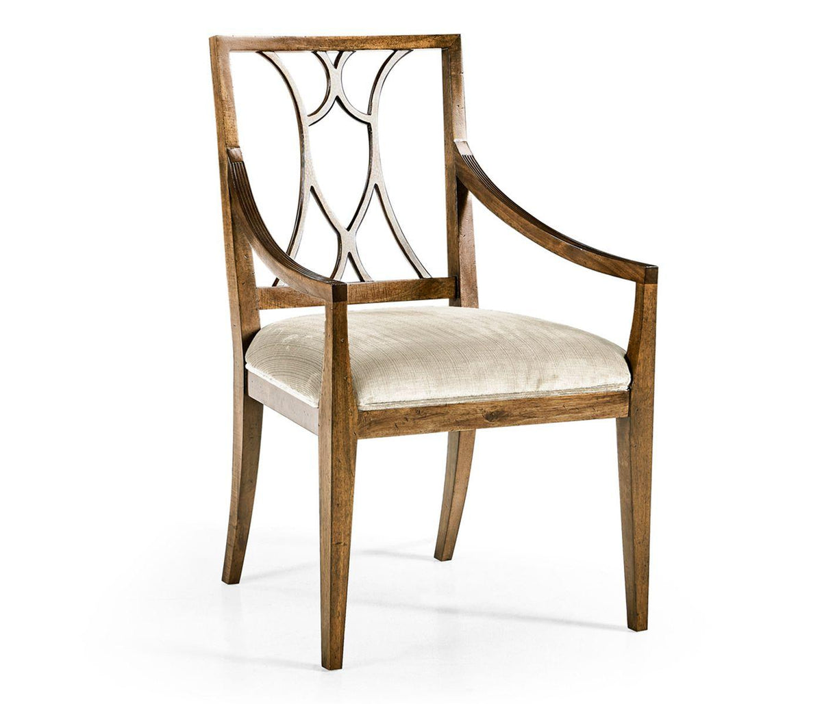 Jonathan Charles Osborne Shield Back Arm Chair.