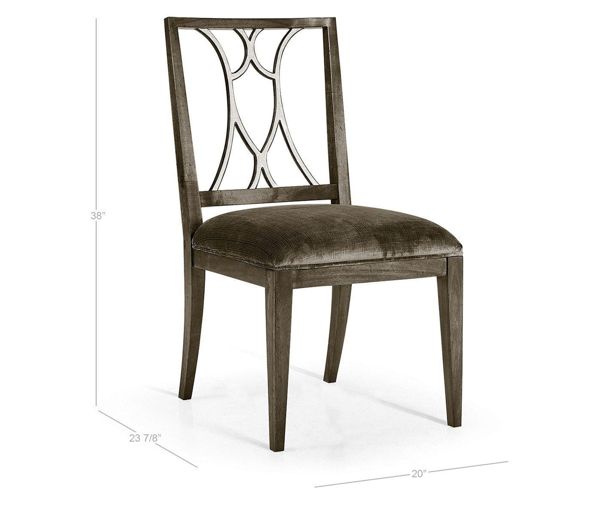 Jonathan Charles Osborne Shield Back Side Chair.