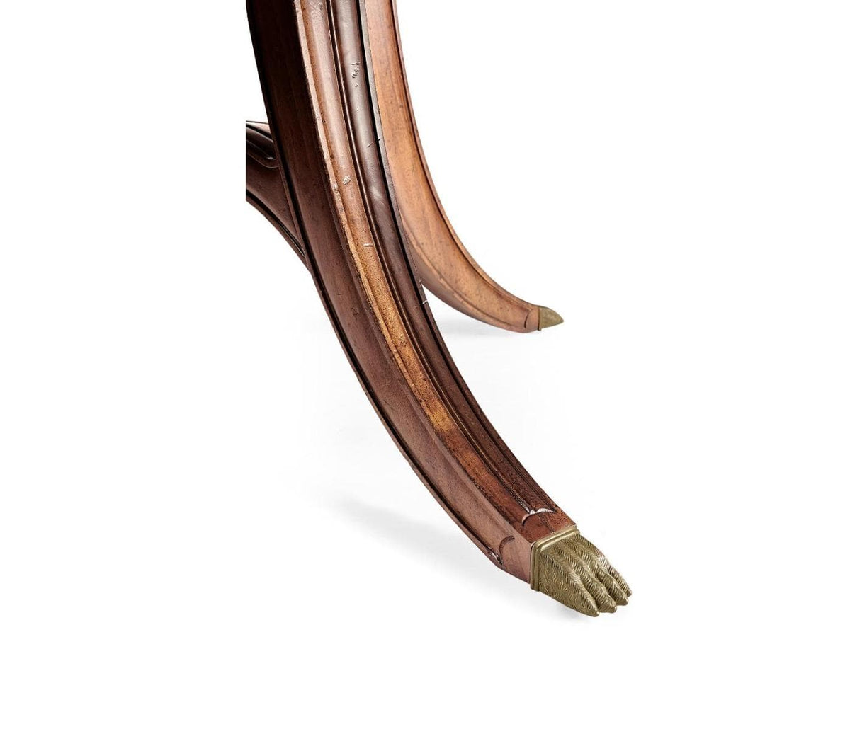 Jonathan Charles Round Dining Table Georgian with Self-storing Leaves.