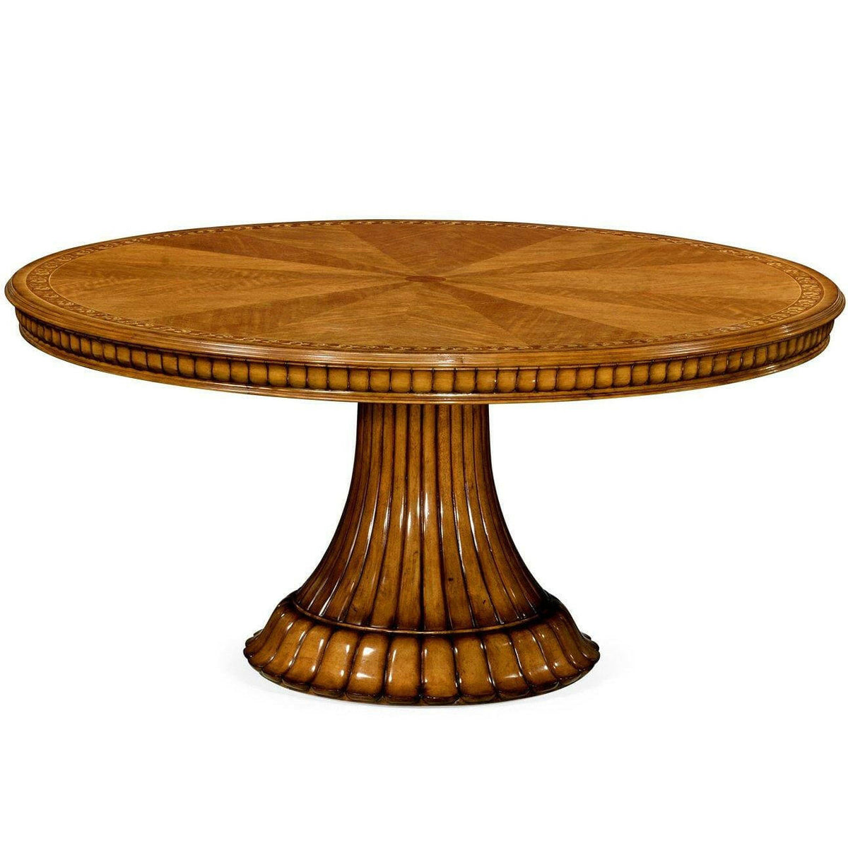 Jonathan Charles Round Dining Table Louis Xv with Lazy Susan - Large.