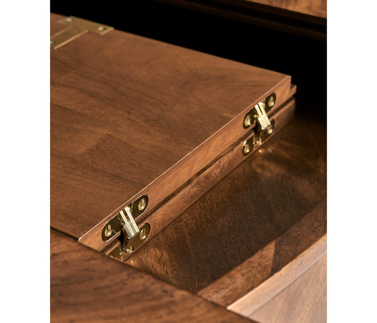 Jonathan Charles Round Dining Table Monarch with Self Storing Leaves.