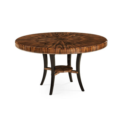 Jonathan Charles Dining Jonathan Charles Round Dining Table Rosewood - High Lustre House of Isabella UK