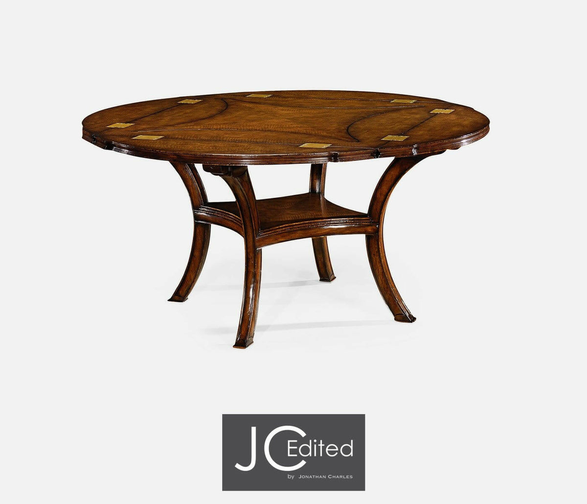 Jonathan Charles Round Extending Dining Table Rural.