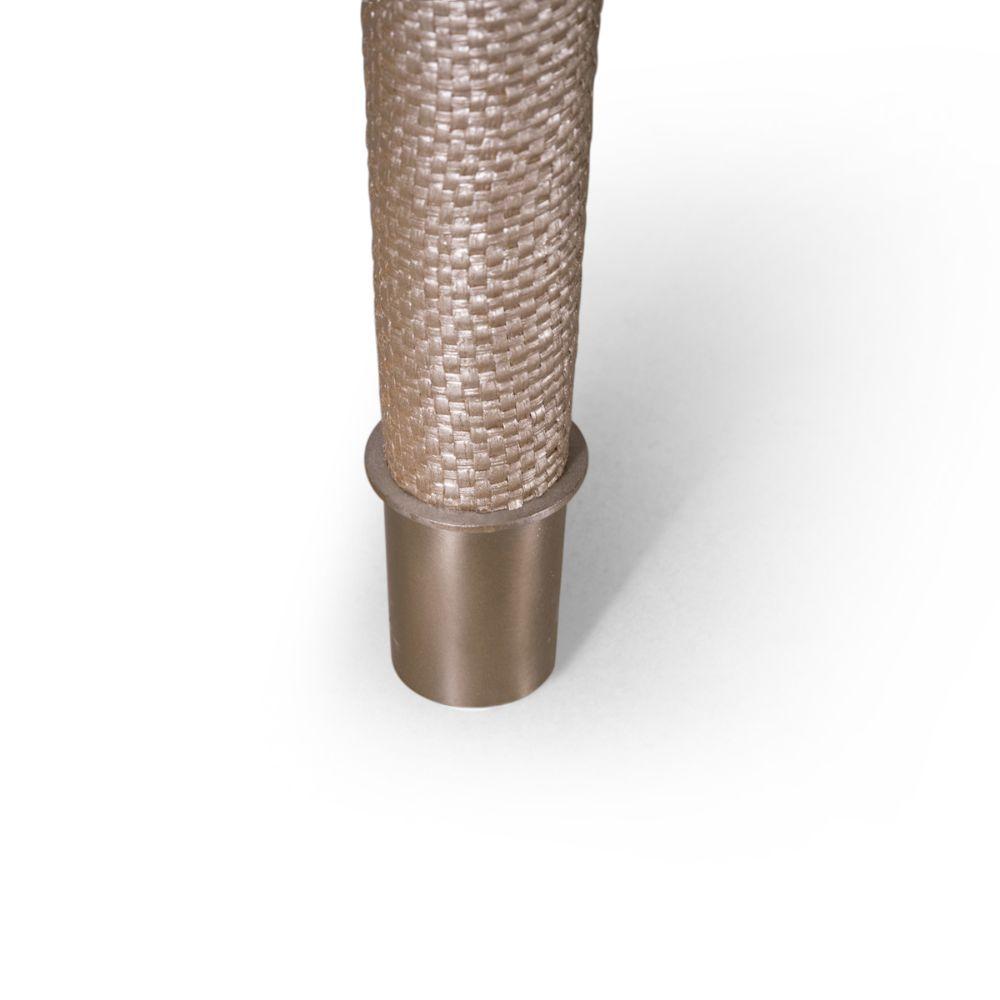 Jonathan Charles Shoal Linen Upholstered Dining Chair with Arms.