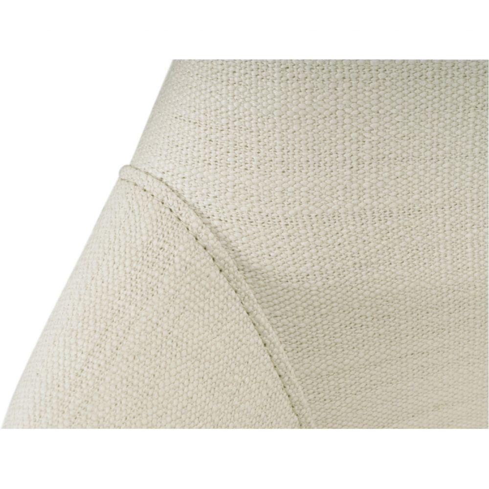 Jonathan Charles Shoal Linen Upholstered Dining Chair with Arms.