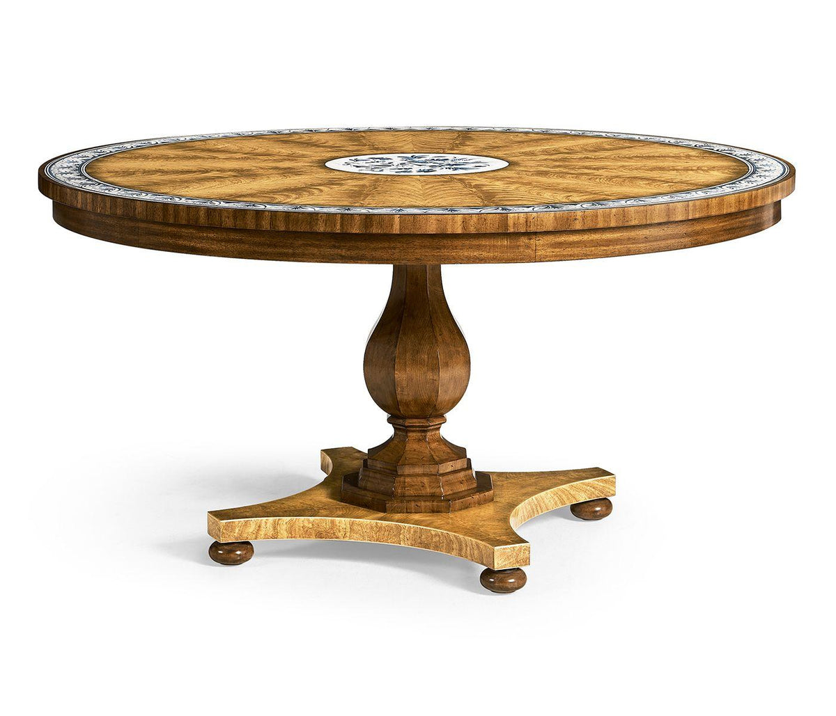 Jonathan Charles Vermeer Round Pedestal Dining Table.