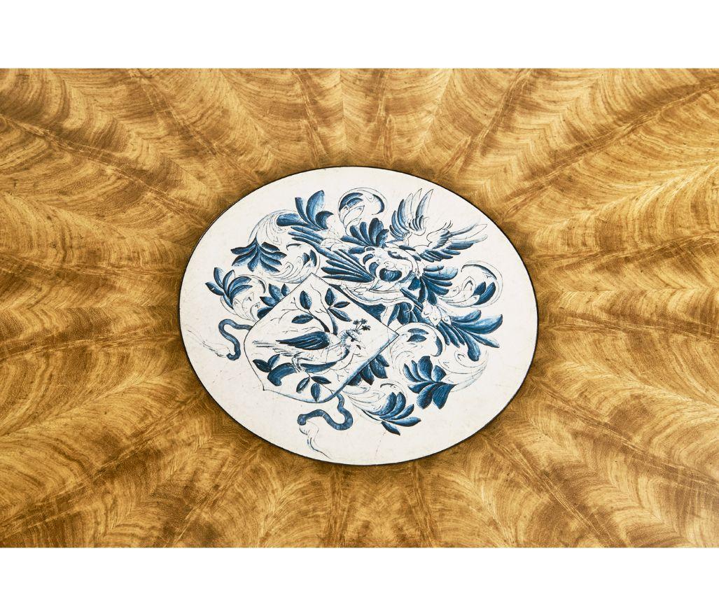 Jonathan Charles Vermeer Round Pedestal Dining Table.