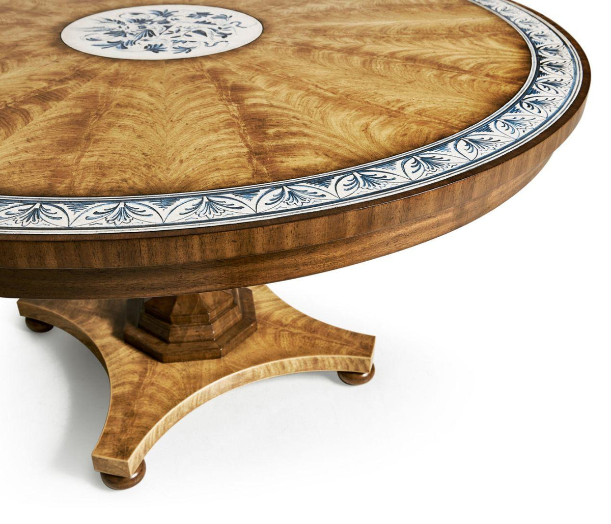 Jonathan Charles Vermeer Round Pedestal Dining Table.