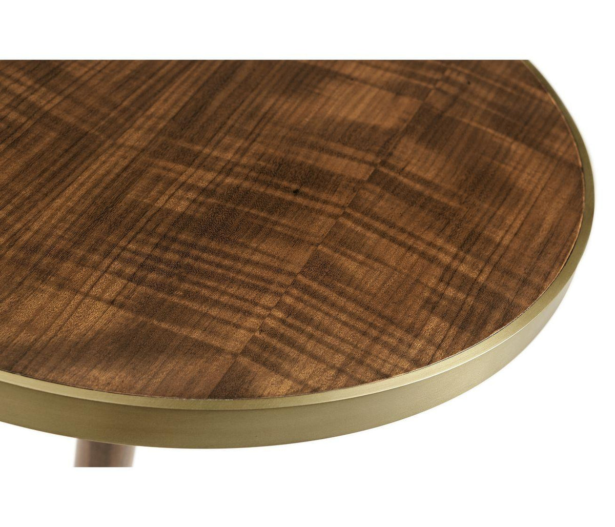 Jonathan Charles Round Lamp Table Italian 1950s.