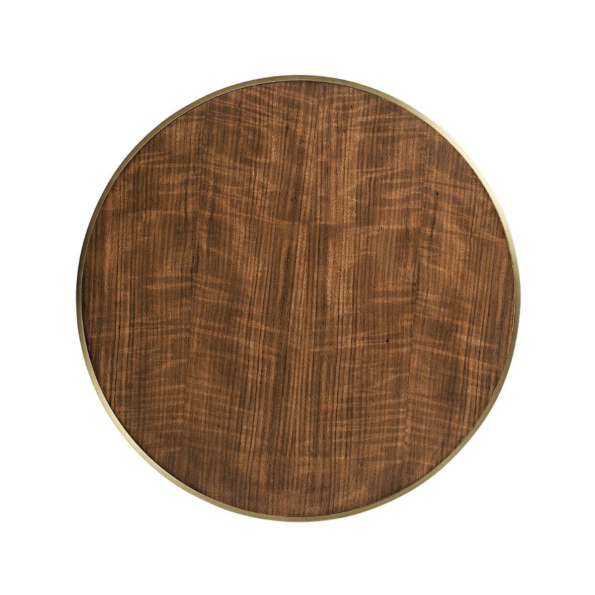 Jonathan Charles Round Lamp Table Italian 1950s.