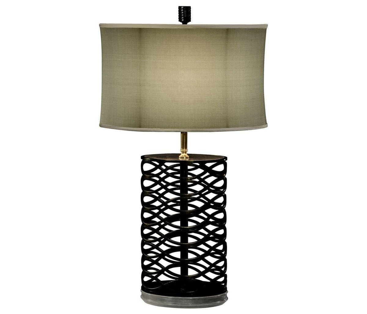 Jonathan Charles Table Lamp Interlaced - Bronze.