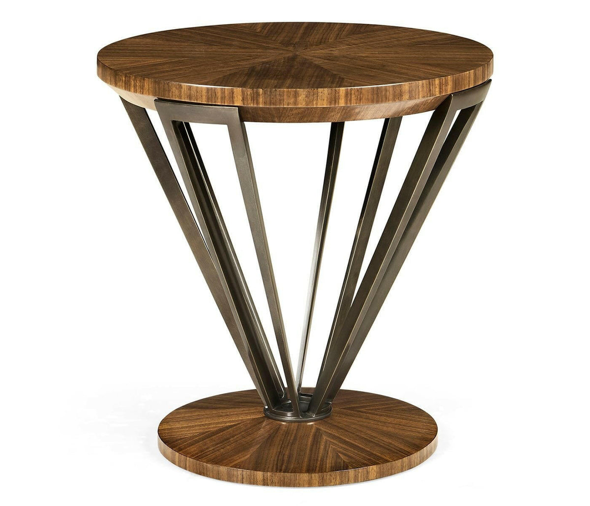 Garonne Mid-century Walnut Side Table.