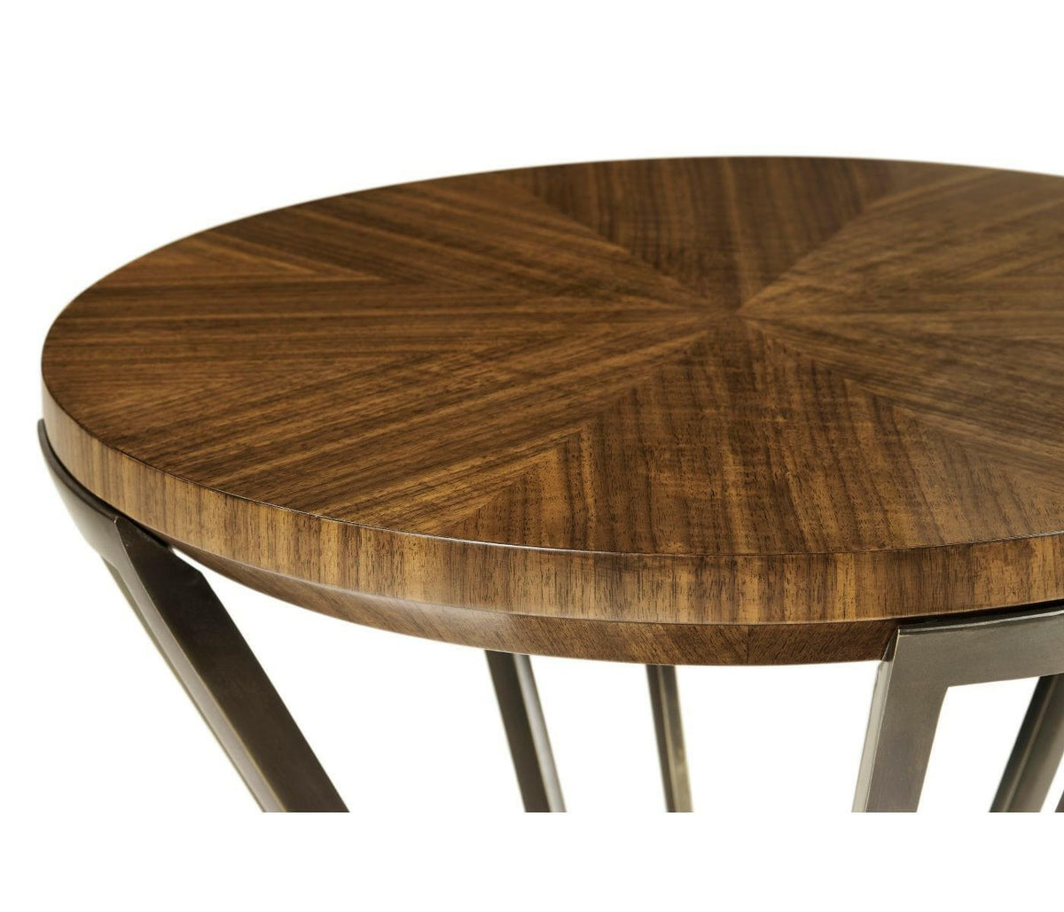 Garonne Mid-century Walnut Side Table.