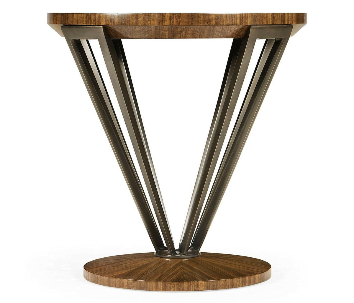Garonne Mid-century Walnut Side Table.