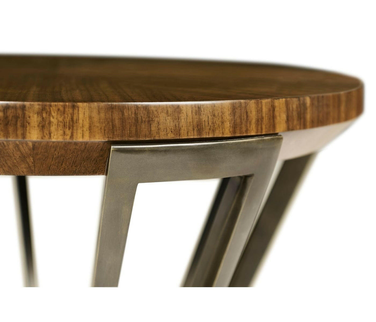 Garonne Mid-century Walnut Side Table.