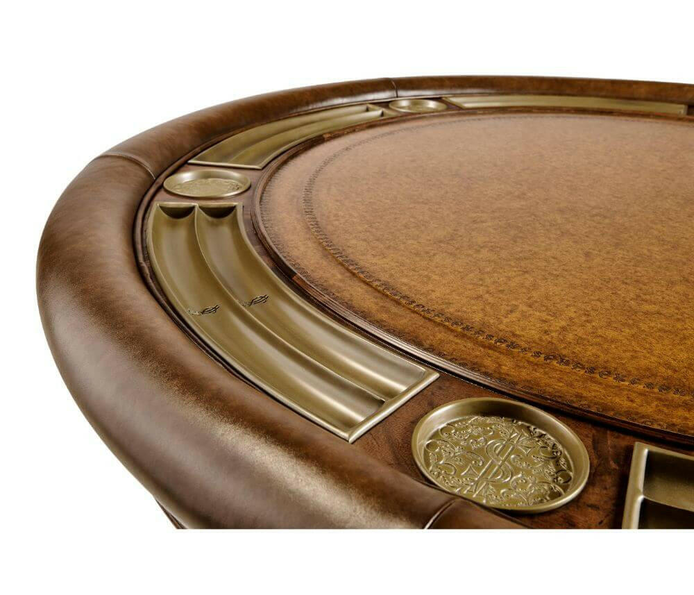Georgian Round Poker Table.