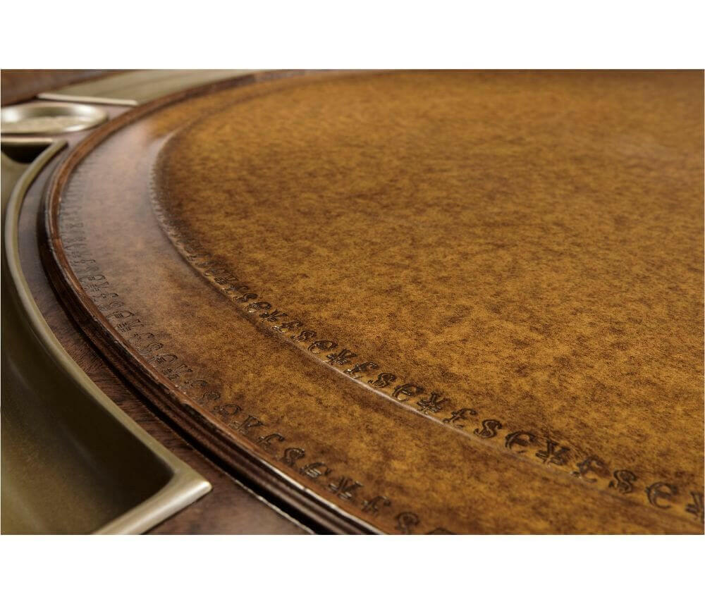 Georgian Round Poker Table.