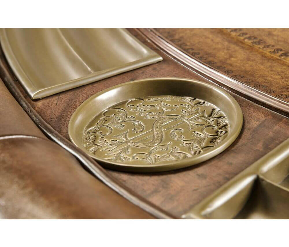 Georgian Round Poker Table.