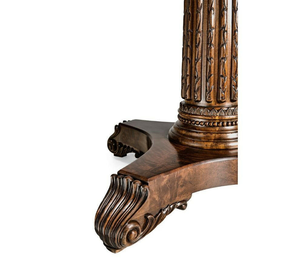 Georgian Round Poker Table.