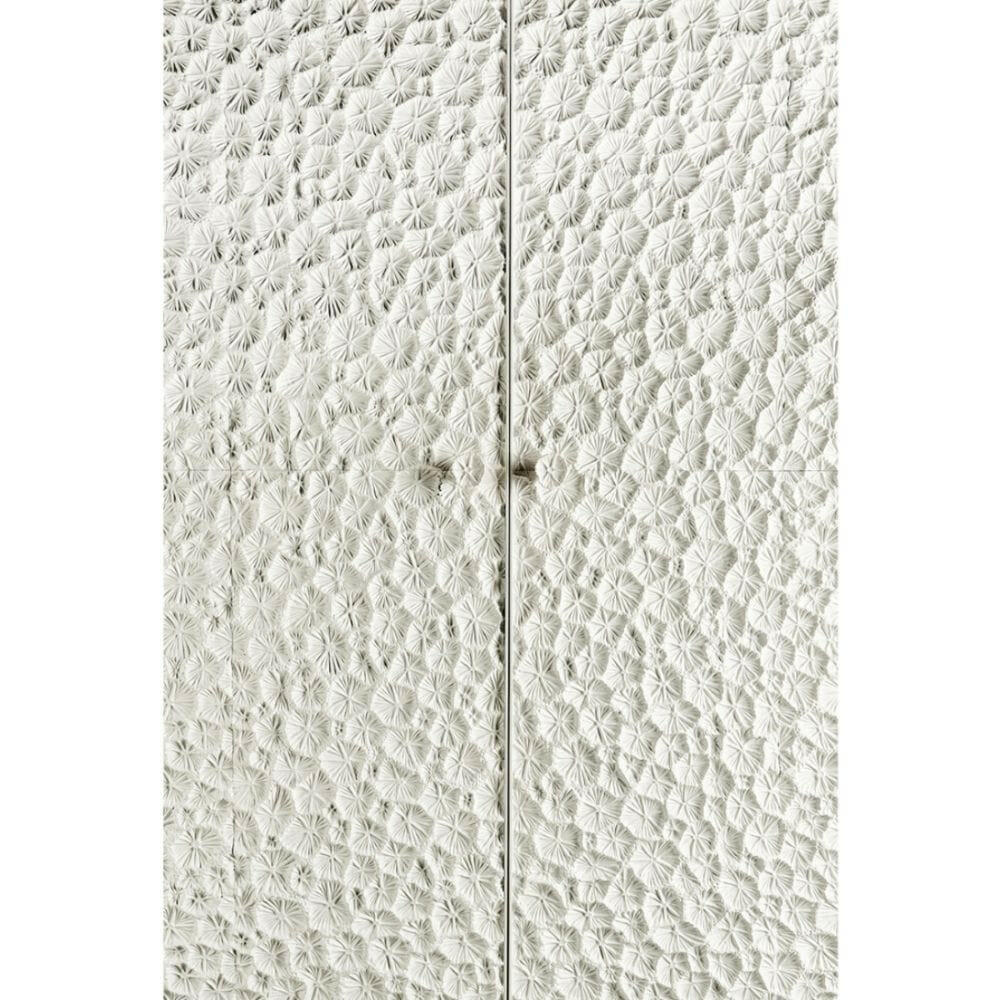 Jonathan Charles Allegra Cast Metal Bar Cabinet.