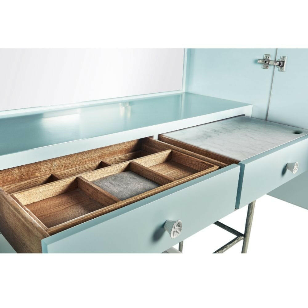 Jonathan Charles Allegra Cast Metal Bar Cabinet.