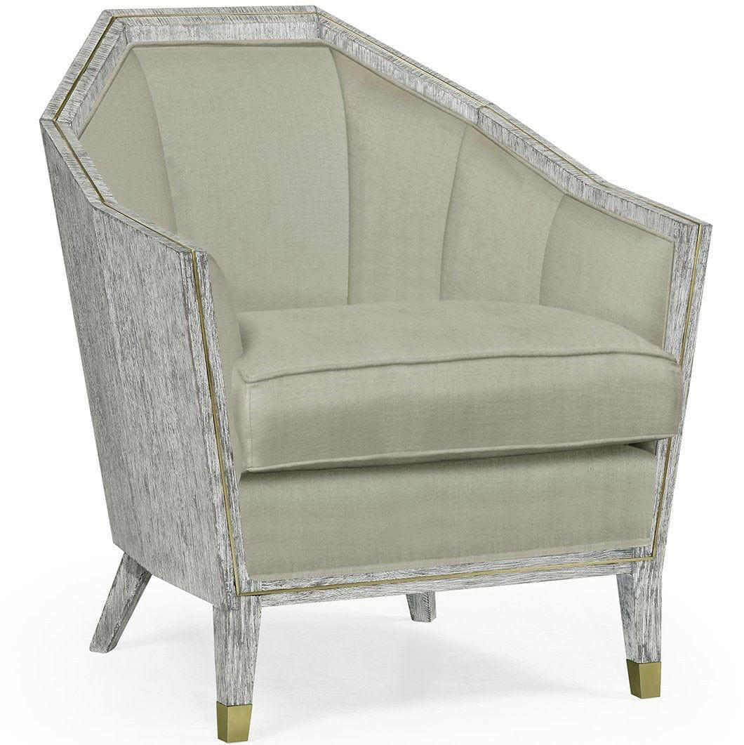 Jonathan Charles Armchair Transitional in Light French Oak - Mazo.