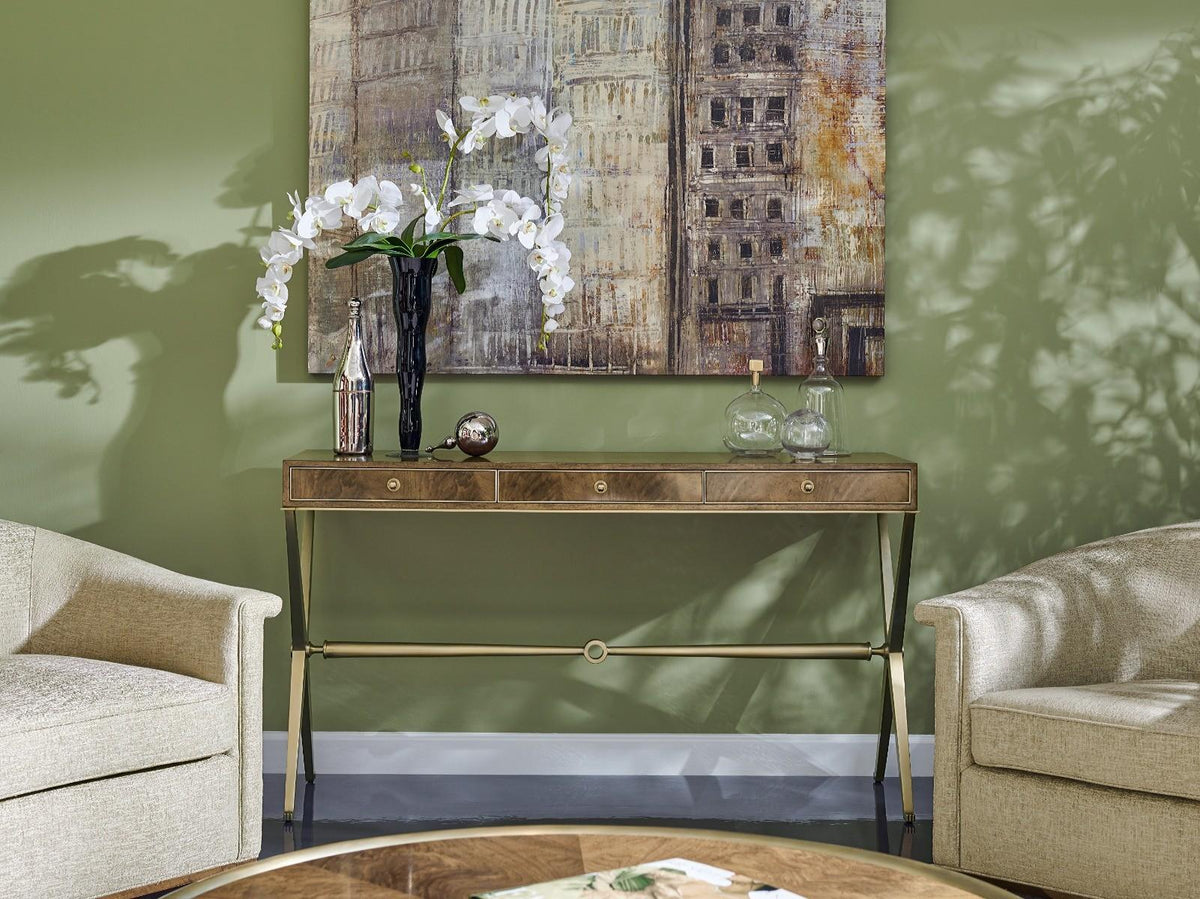 Jonathan Charles Barcelona 3 Drawer Console Table.