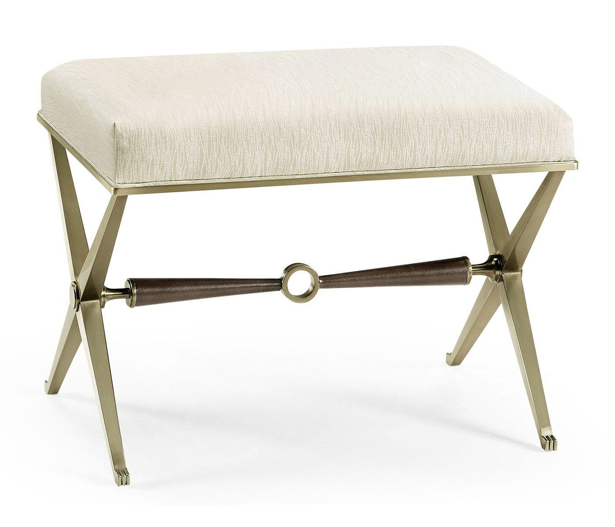 Jonathan Charles Barcelona Upholstered Stool - Castaway.