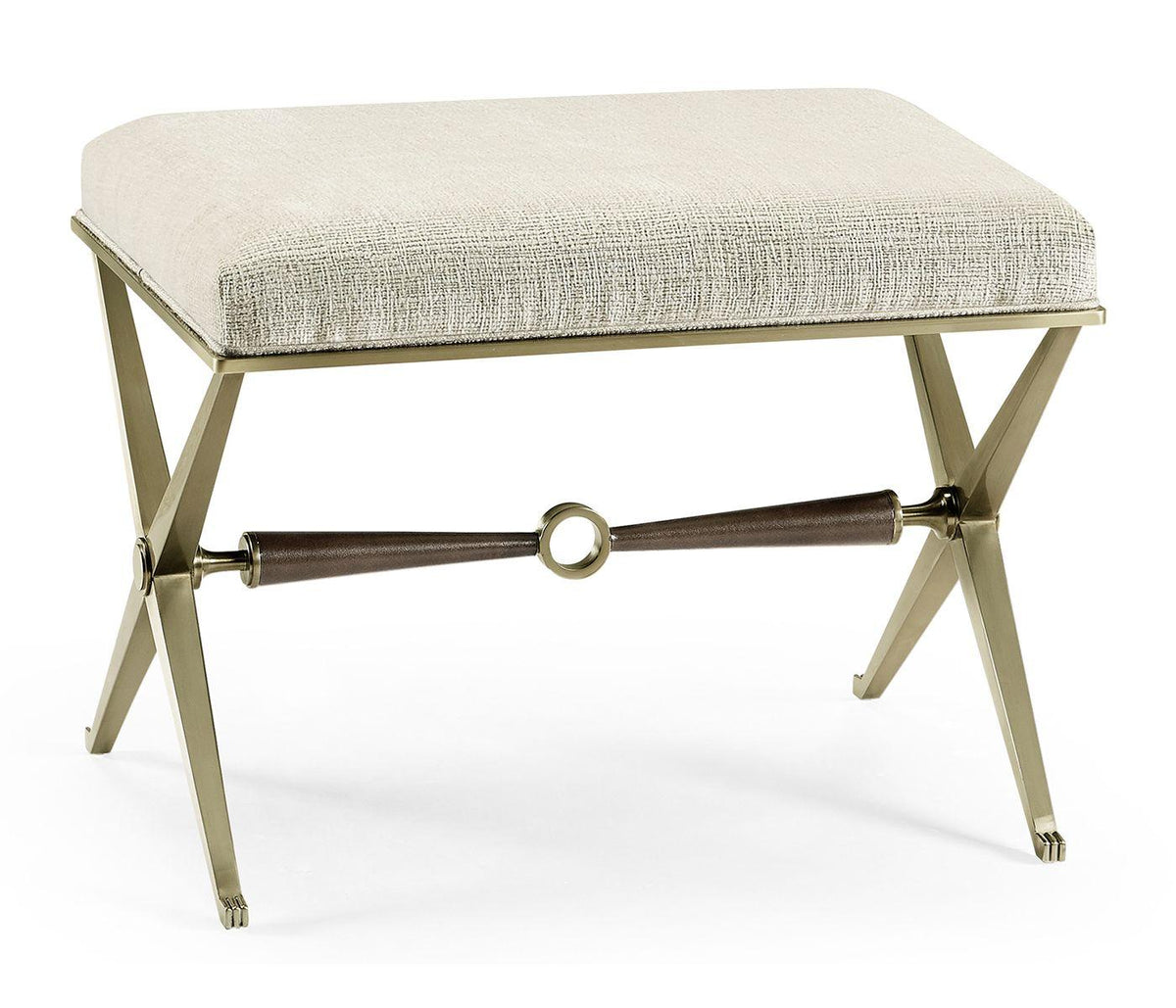 Jonathan Charles Barcelona Upholstered Stool - Shambala.