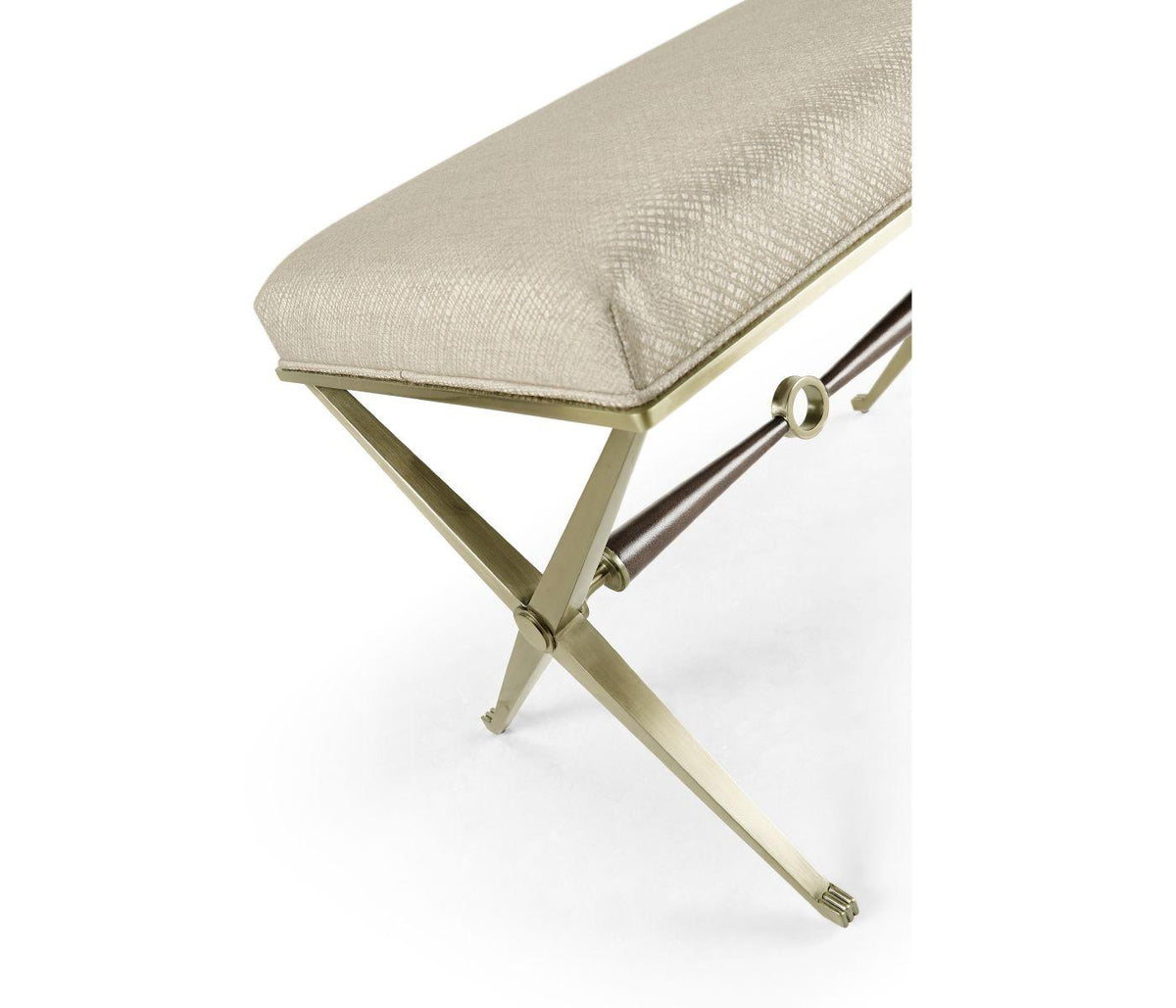 Jonathan Charles Barcelona Upholstered Stool - Skipper.