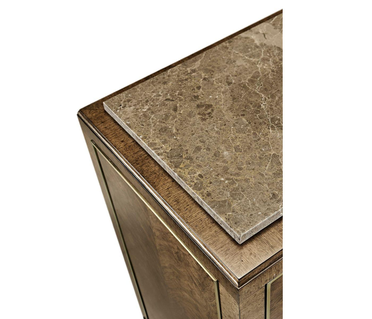 Jonathan Charles Barcelona Walnut Veneer Sideboard.