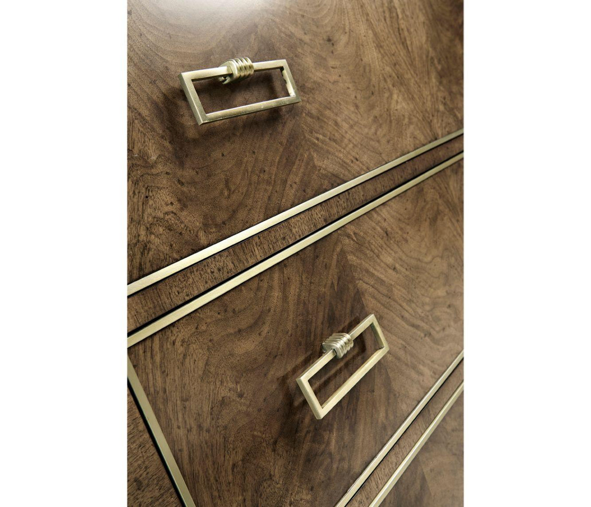 Jonathan Charles Barcelona Walnut Veneer Sideboard.