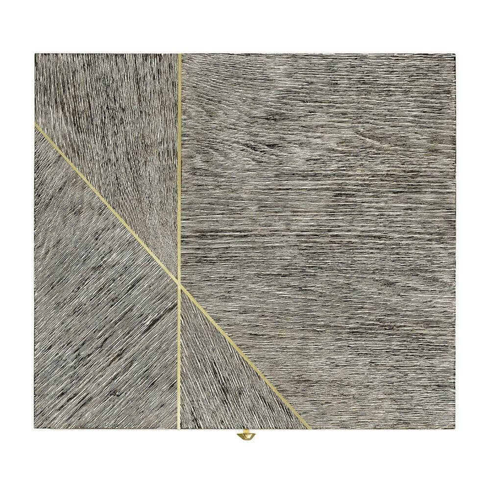 Jonathan Charles Bedside Table Transitional - Dark French Oak.