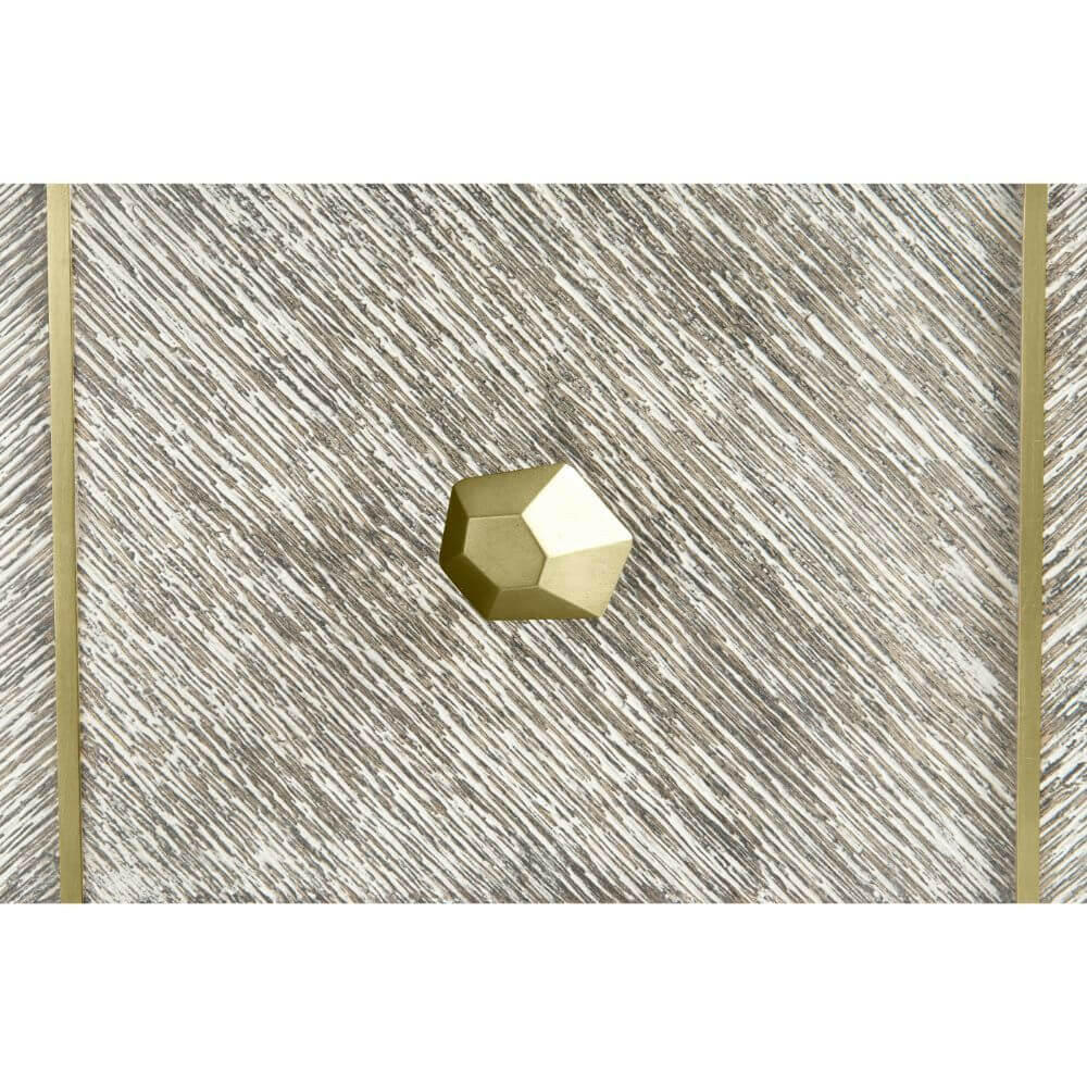 Jonathan Charles Bedside Table Transitional - Light French Oak.